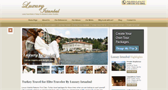 Desktop Screenshot of luxuryistanbul.com